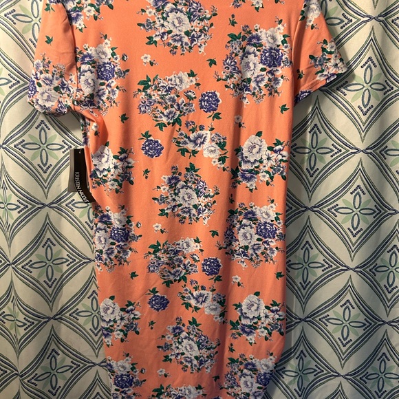 Floral Ruched Dress NWT Kristen Nicole Brand Could be WORN as Tunic-All season - Picture 4 of 5